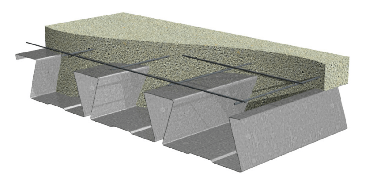 Verco 3.5D Formlok Dovetail Deck 3.5 Inch Deep Floor Deck